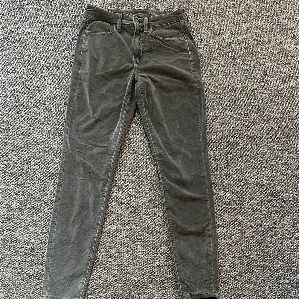 American Eagle Outfitters Gray Skinny Pants